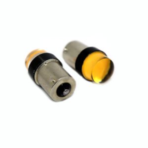1156 COB amarillo bombillo siliconado para direccional,tipo microled frio de alta intensidad.