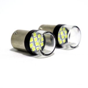 1156A-10LED-Y BOMBILLO LUZ FLASHEO PARA DIRECCIONAL DE TIPO MICROLED FRIO, ALTA INTENSIDAD.