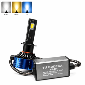 V1 H1, H3, H7, H11, 9005, 9006, 880 BOMBILLO led tricolor de un filamento, luz blanca /amarilla/calida