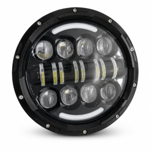 TB-007-7" FARO de lujo de 7 " 40w ojo de angel dual color funcion alta y bajas direccional y estacionaria