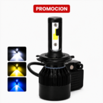 M07x-h4 Bombillo led,función altas y bajas con luz blanca/amarilla/azul