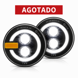 TB-228-7" UNIDAD de lujo 7",luz altas y bajas, luz drl (cocuyo y direccional)