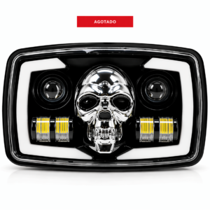 TB-103 FAROLA de lujo kenworth craneo neon led funcion altas y bajas