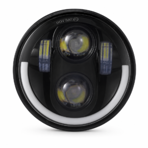 TB-002 PAR FARO de lujo 5" 40w con ojo de angel funcion altas y bajas luz blanca amarilla