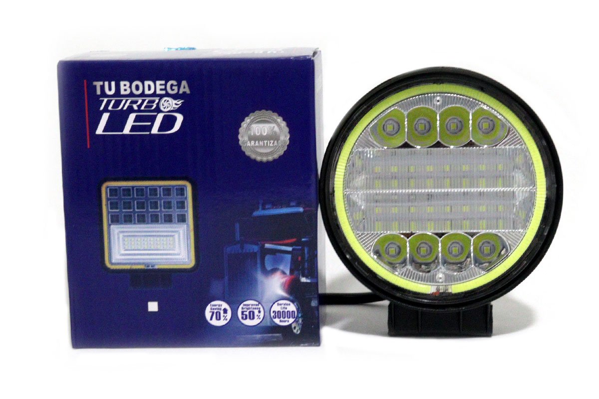 TB-043 W exploradora redonda 24 led con aro en neon funcion fija y estrober - Imagen 3