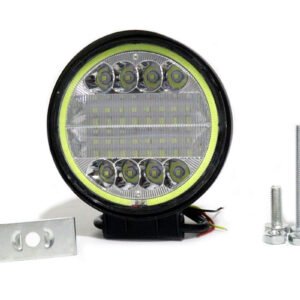 TB-043 W exploradora redonda 24 led con aro en neon funcion fija y estrober