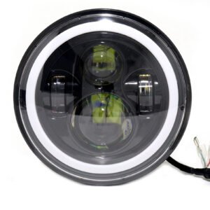 TB-005-7" FARO de lujo de 7 " 40w ojo de angel dual color funcion alta y bajas direccional y estacionaria