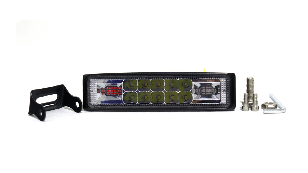 TB-038 EXPLORADORA lineal 10 led luz blanca en el centro federal lateral
