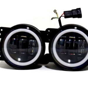 TB-070 W/Y exploradora redonda 3 lupas con aro en neon luz blanca expansiva funcion fija