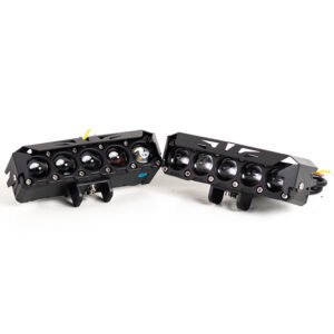 TB-515 EXPLORADORA led, tipo laser mini driving de 5 lupas, luz bicolor