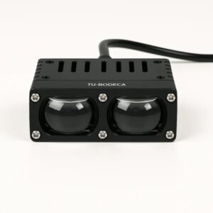 TB-533 EXPLORADORA led laser boble lupa de alta potencia, luz bicolor con base integrada