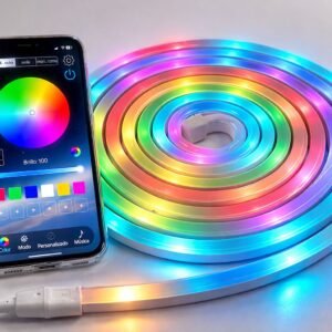 NEON FLEX (rgb)  cinta neon flex,  funcionalidad rgb de alta calidad  (10/5mts)