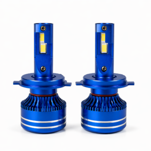V12-H4 PAR bombillo led bicolor,función altas y bajas con luz blanca/amariila, doble sistema de refrigeración