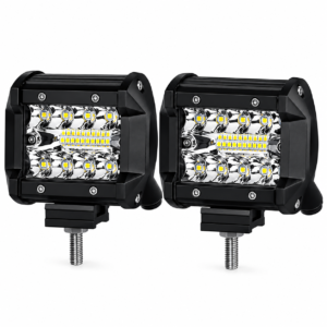 TB-016-W PAR EXPLORADORA CUADRADA DE 20 LED FUNCION FIJO Y ESTROBER