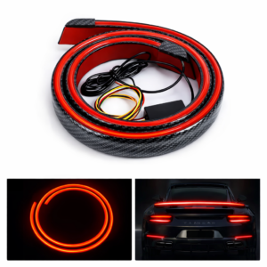 TB-120 SPOILER fibra de carbon led tipo neon 3 funciones