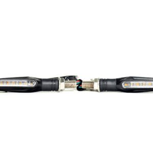 TUM-04-05-06  - direccionales led función fija y secuencial color ámbar moto