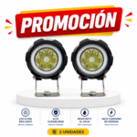 TB-109B EXPLORADORA redonda 6 leds con neon luz expansiva