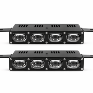 TB-540 EXPLORADORA LED MINNIDRIVING DE 4 LUPAS, LUZ BICOLOR CON DOBLE SISTEMA DE REFRIGERACIÓN