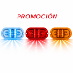 LY-01 UNIDAD LAMPARA LED LATERAL, LUZ AZUL HIELO/ROJA/AMARILLA