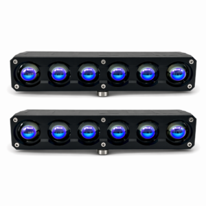 TB-542 EXPLORADORA LED LINEAL DE 6 LUPAS, LUZ DUAL COLOR DE ALTA POTENCIA