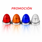 LY-02 UNIDAD PEPINO ESTRELLA DE LUJO, LUZ LED ROJA/AMARILLA/AZUL/AZUL HIELO