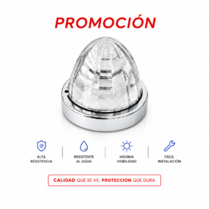 LY-03 UNIDAD PEPINO LED DE LUJO, DESTELLO BICOLOR EN LUZ DE ALTA INTENSIDAD