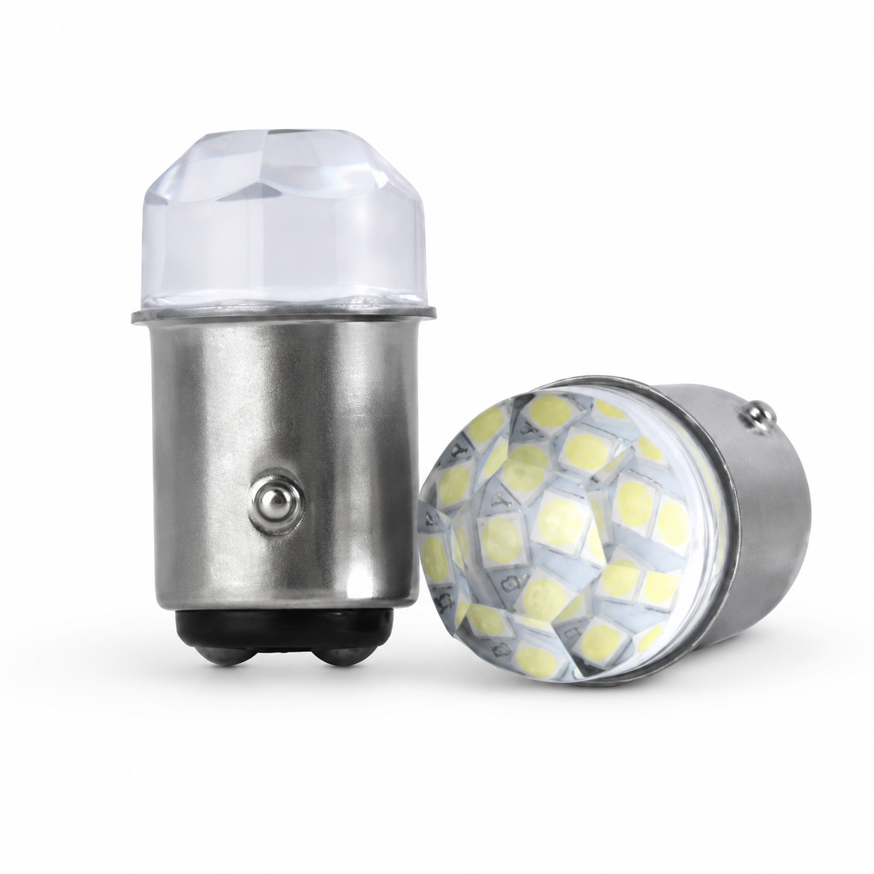1157-C3 W/R PAR BOMBILLO PARA STOP CON FUNCIÓN FIJO, TIPO GOTERA CON PUNTA DE DIAMANTE, CON TONALIDAD BLANCA.