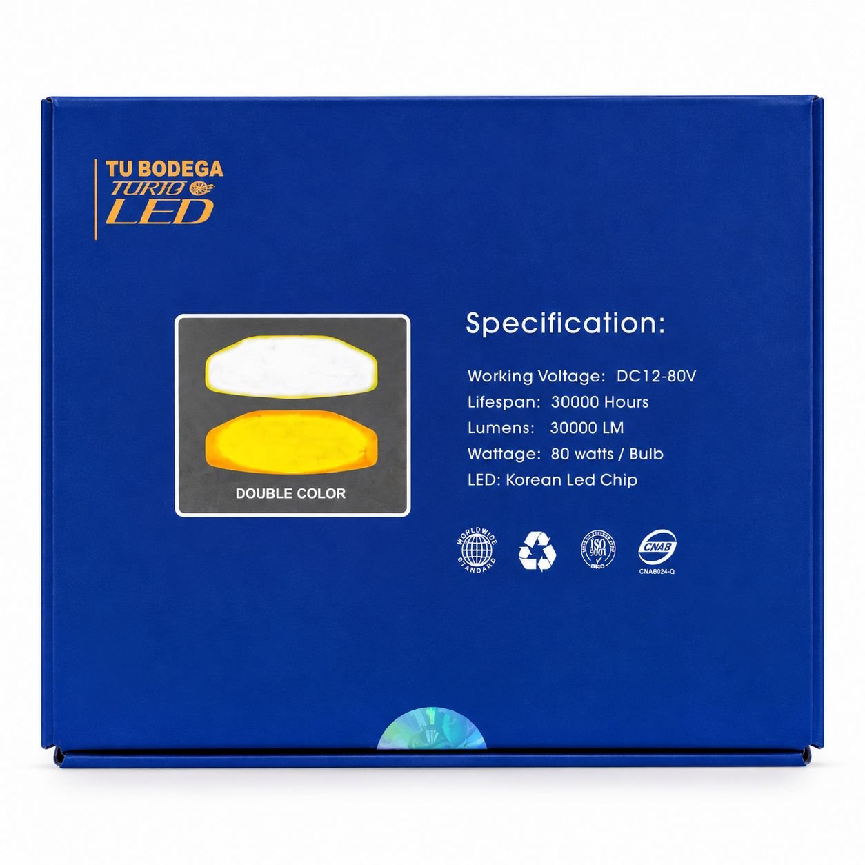 TB-239 PAR EXPLORADORA LED MINNIDRIVING DE ALTA POTENCIA CON LUZ BLANCA/AMARILLA FIJA, CON SOPORTE AJUSTABLE. - Imagen 4