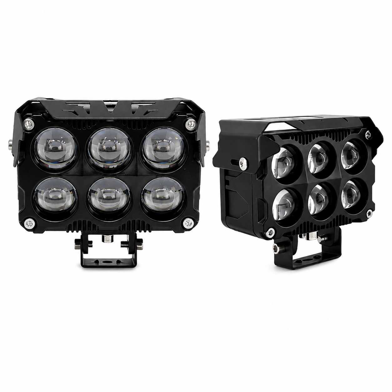 TB-520 PAR EXPLORADORA LED LINEA MINIDRIVING DE 6 LUPAS,LUZ BLANCA/AMARILLA.